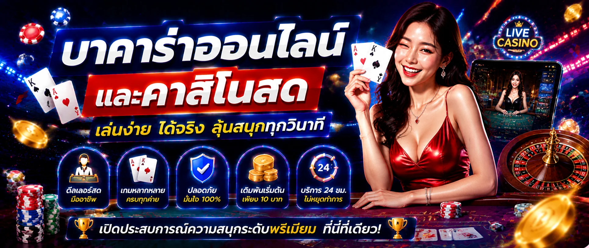 โต๊ะบาคาร่าคาสิโนออนไลน์ FOXES6458 ถ่ายทอดสดจากบ่อนจริง